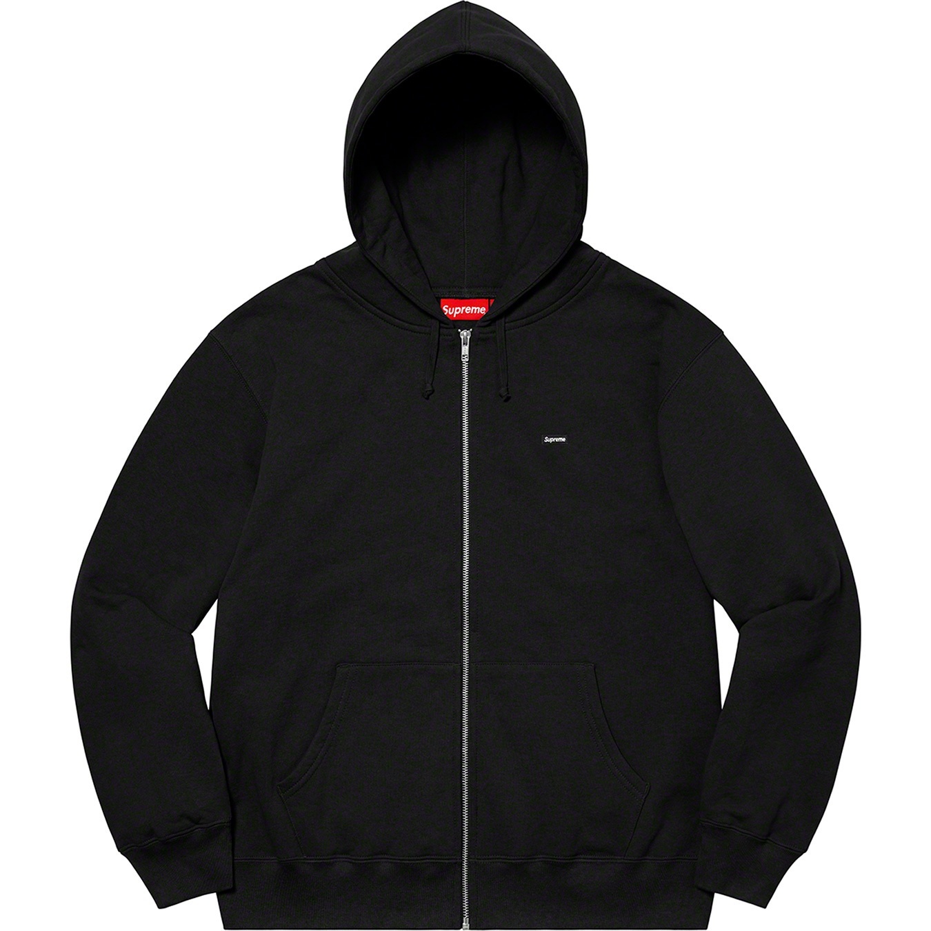 Small Box Zip Up Hooded Sweatshirt view 7